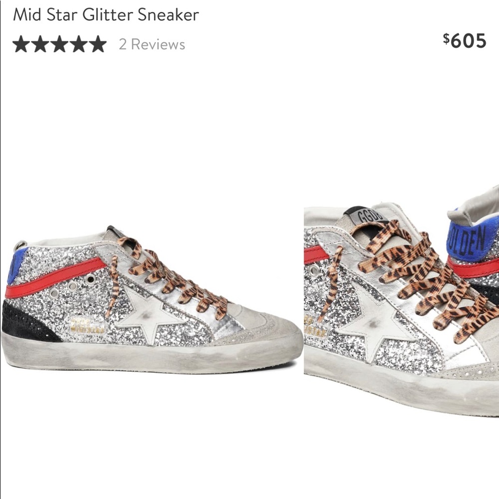 Golden Goose Mid Star Glitter